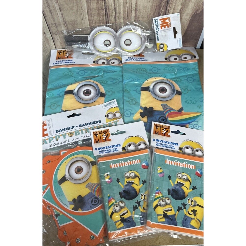Despicable Me MINIONS  Birthday Party supplies
